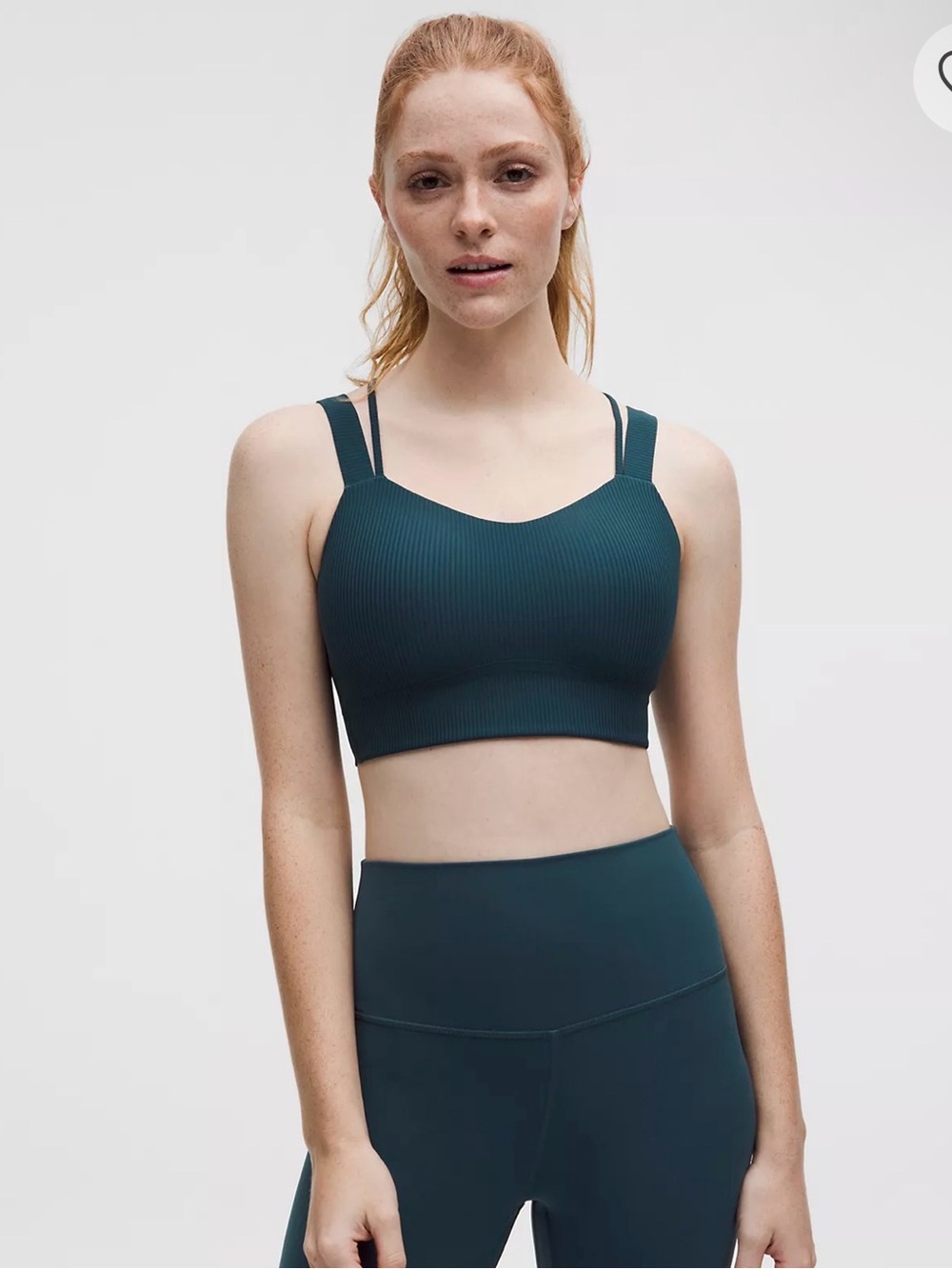 Lululemon Indochine Blue Like A Cloud Longline D/DD cup